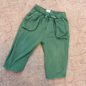 Zara green pants 2-3